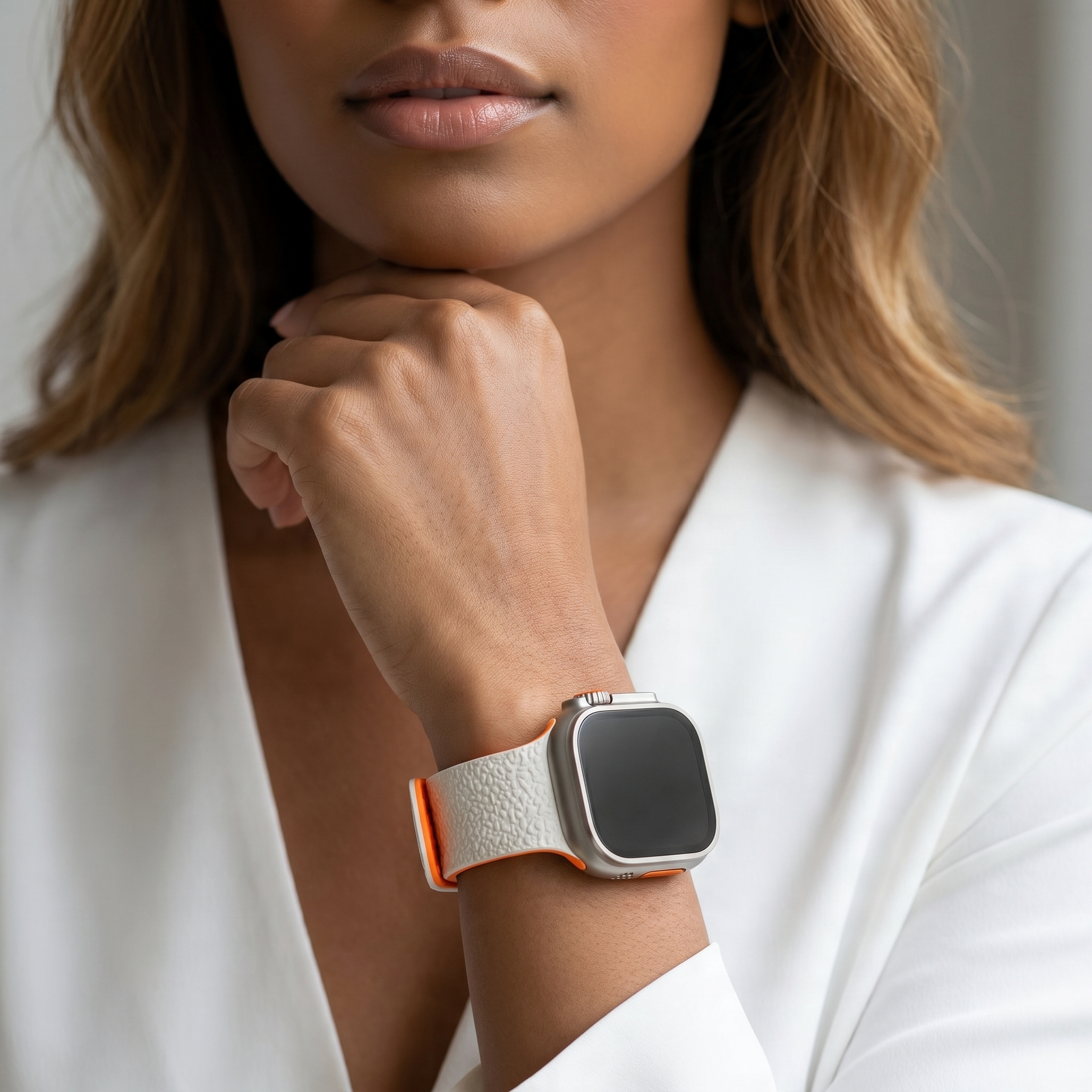 Lara Silicone Magnetic Loop Band Two Colors