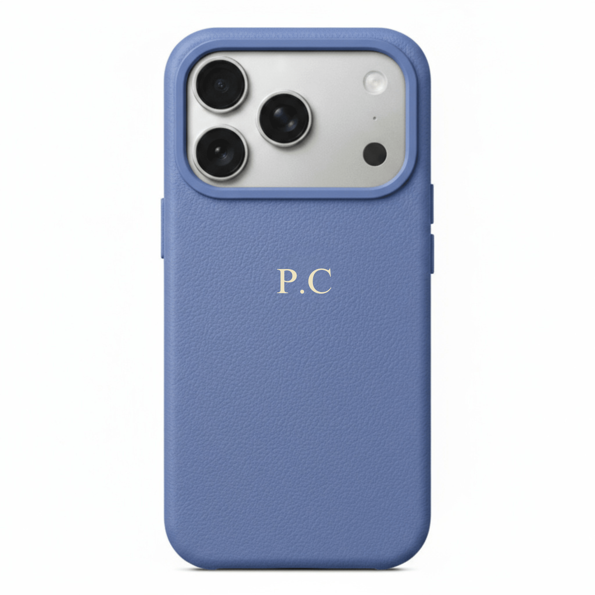 Light Blue Magnetic Leather iPhone Case - Poly Bands