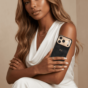 Luxury Lambskin Leather Custom iPhone Case - Poly Bands