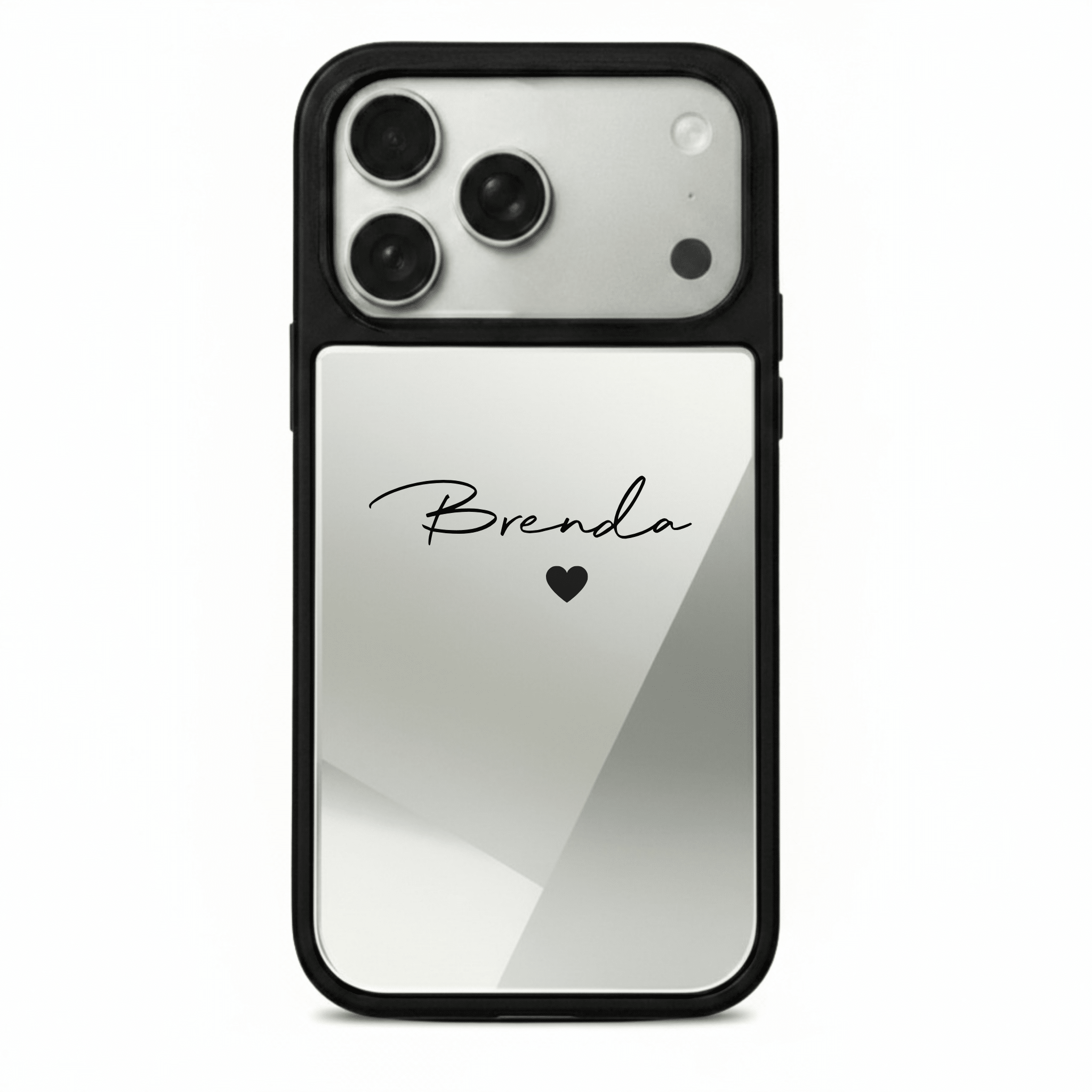 Personalized Mirror iPhone Case - Poly Bands