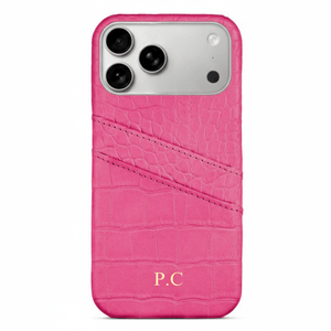 Pink Crocodile iPhone Case - Poly Bands