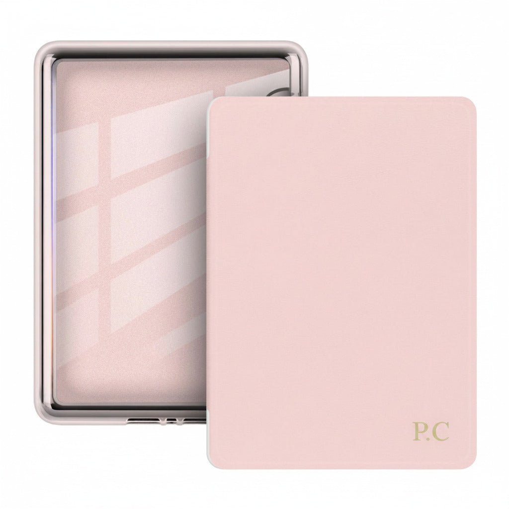 Pink Leather Kindle Case - Poly Bands