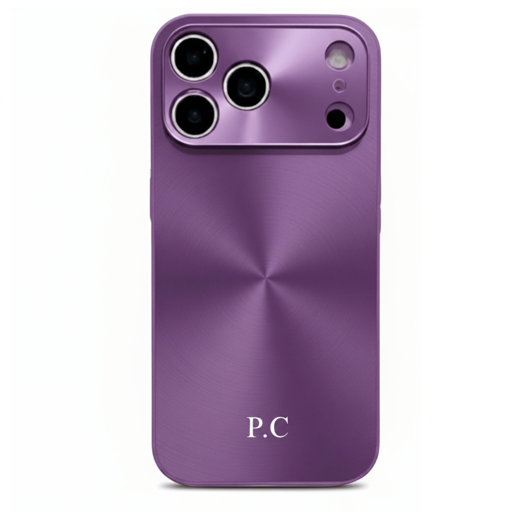 Purple Flashy Alu iPhone Case - Poly Bands