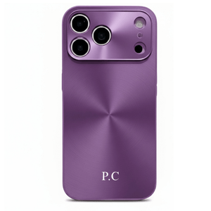 Purple Flashy Alu iPhone Case - Poly Bands
