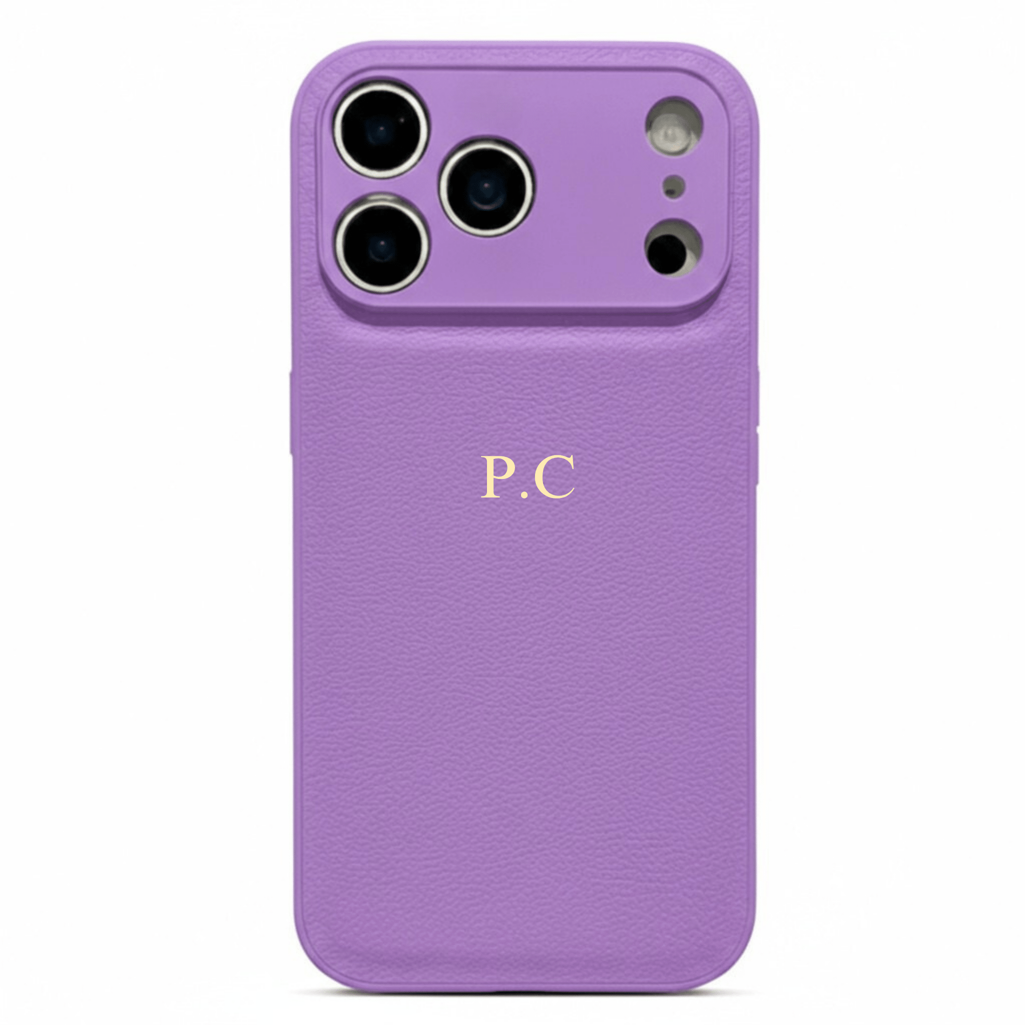 Purple Leather iPhone Case - Poly Bands