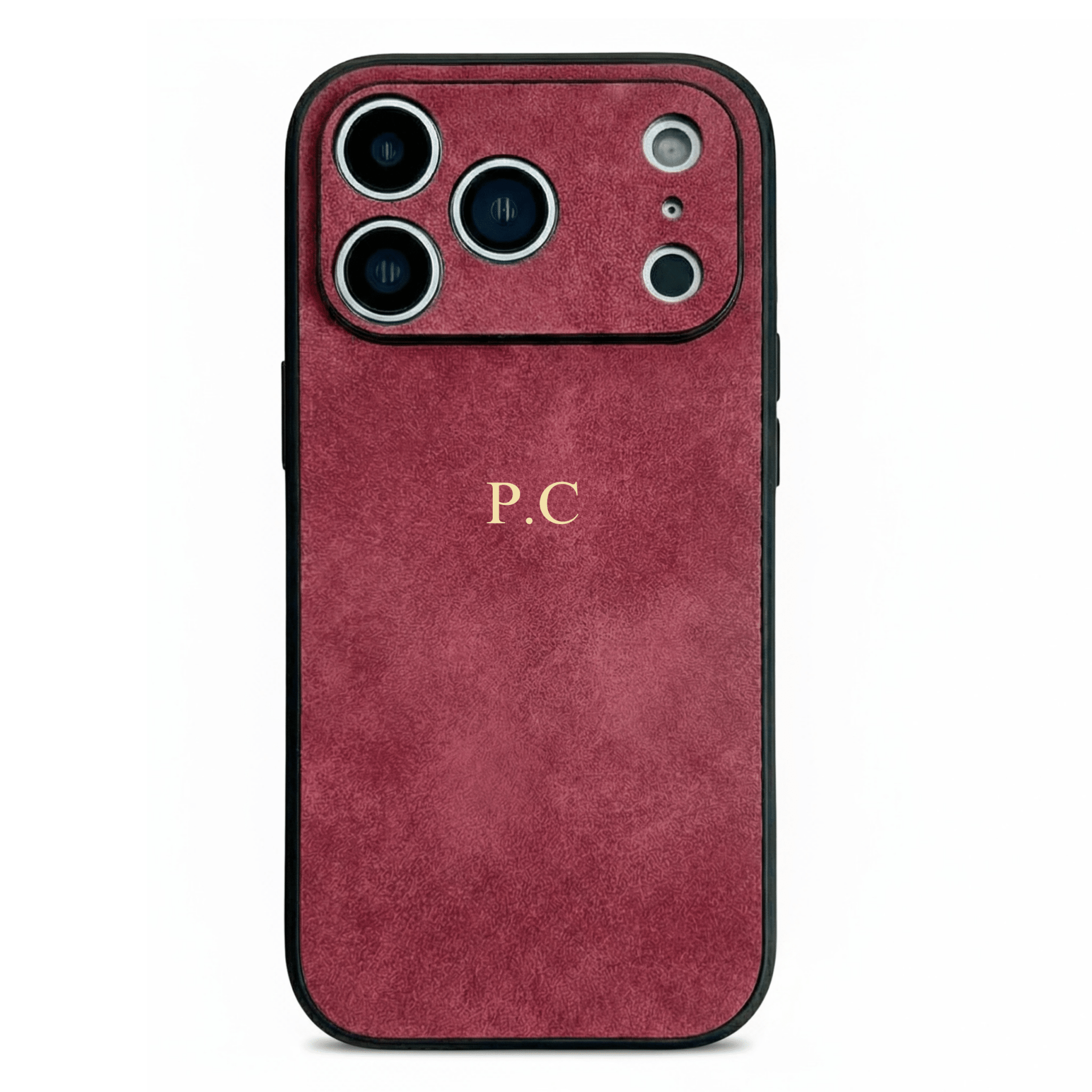 Red Suede iPhone Case - Poly Bands