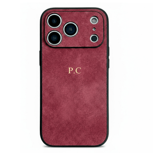 Red Suede iPhone Case - Poly Bands