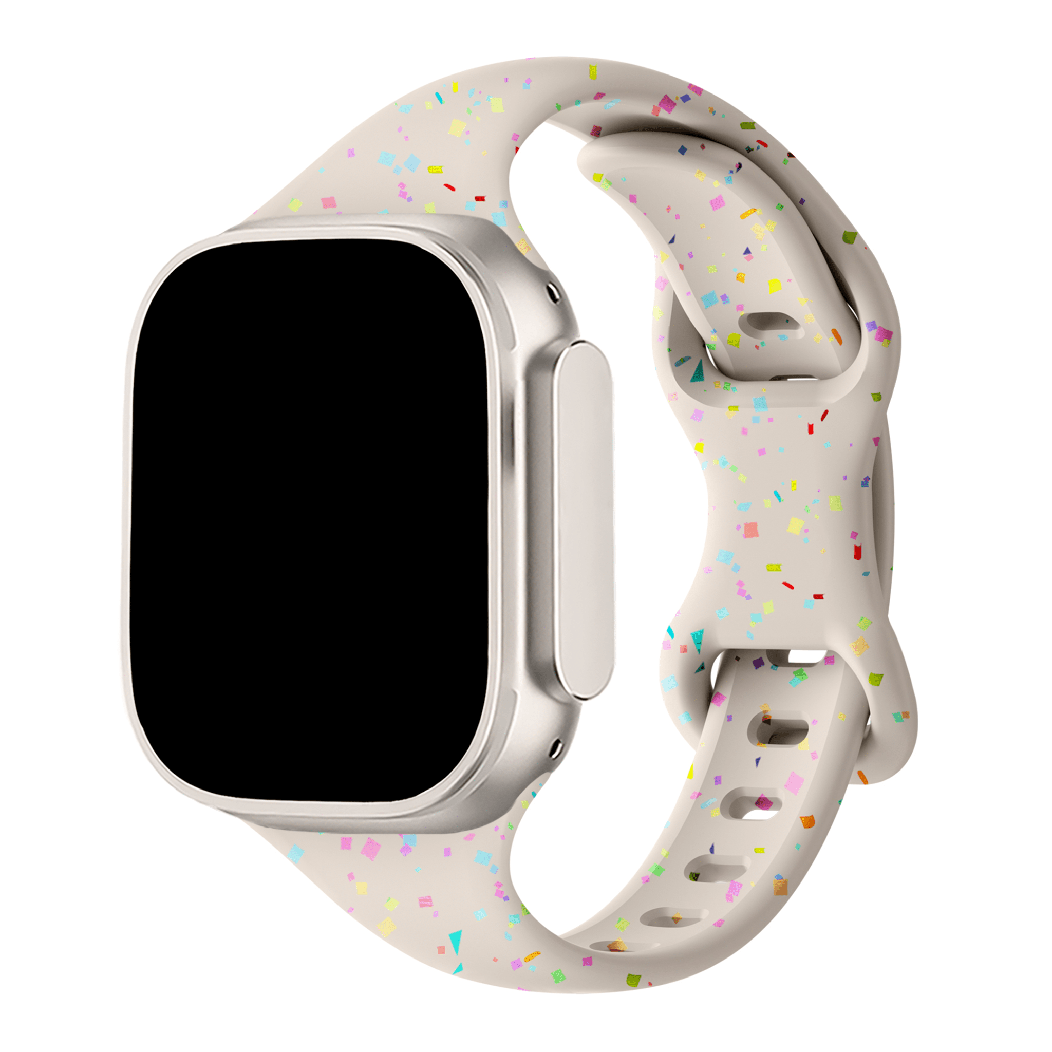 Sakura Confetti Silicone Band - Poly Bands
