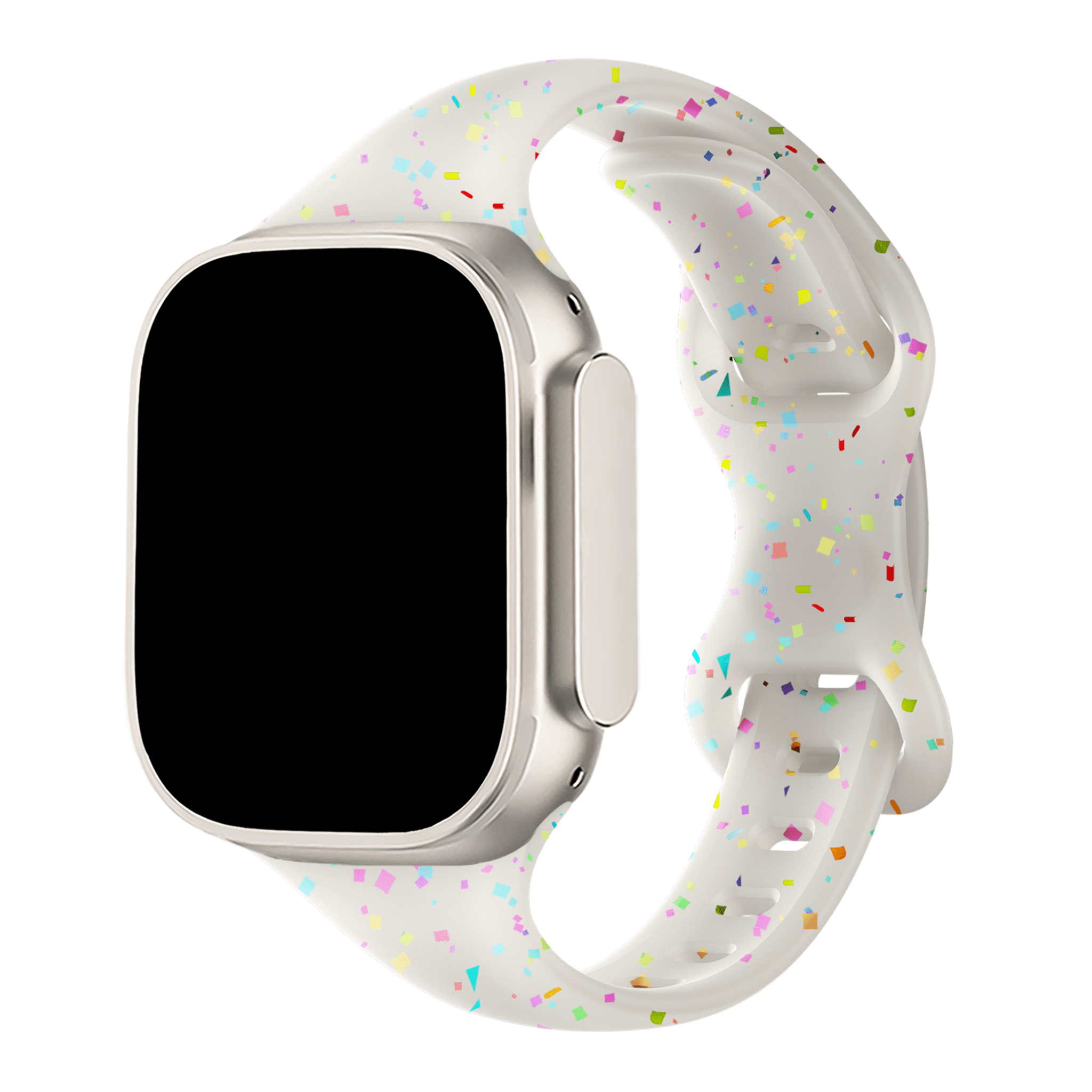 Sakura Confetti Silicone Band - Poly Bands