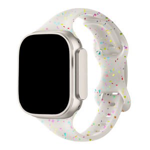 Sakura Confetti Silicone Band - Poly Bands