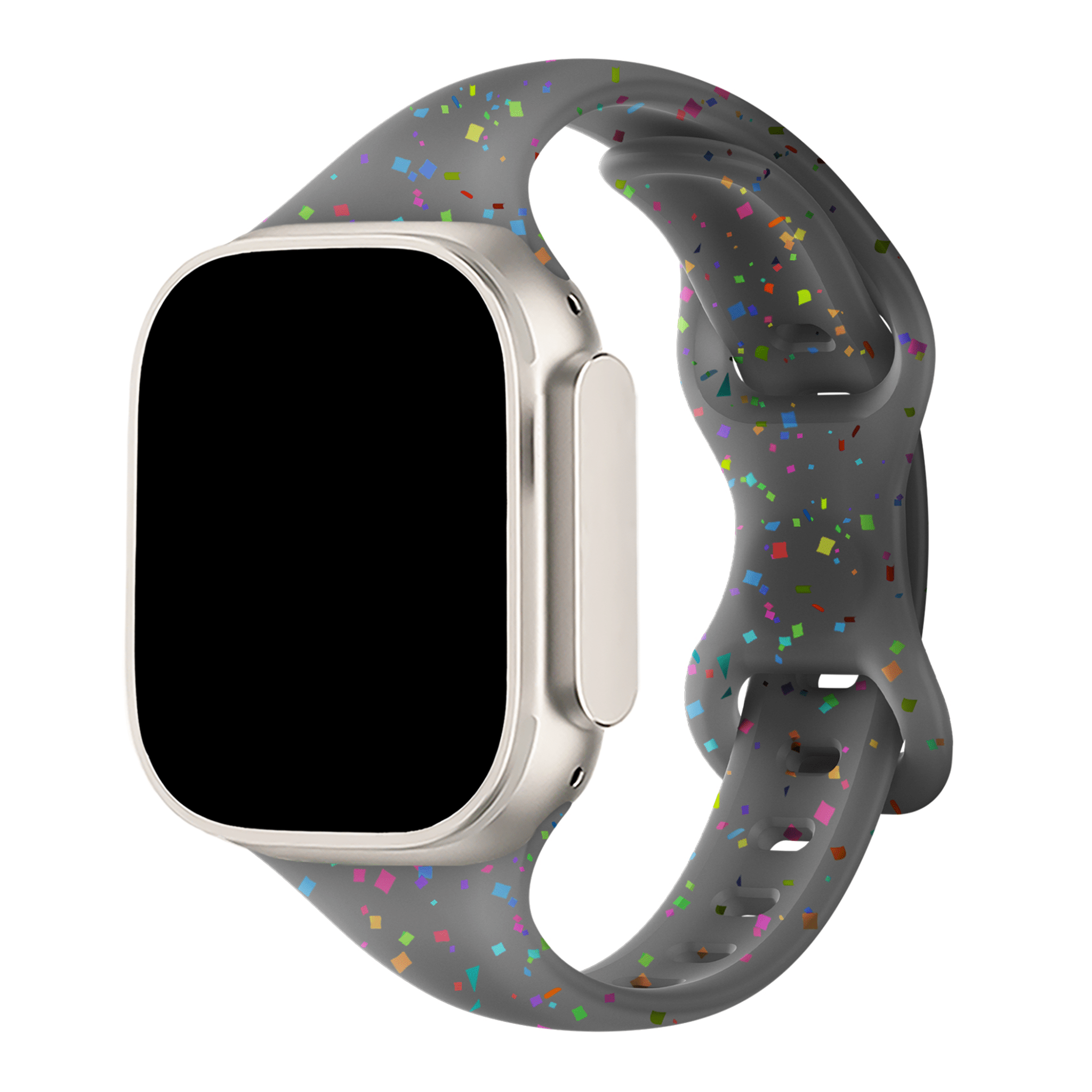 Sakura Confetti Silicone Band - Poly Bands