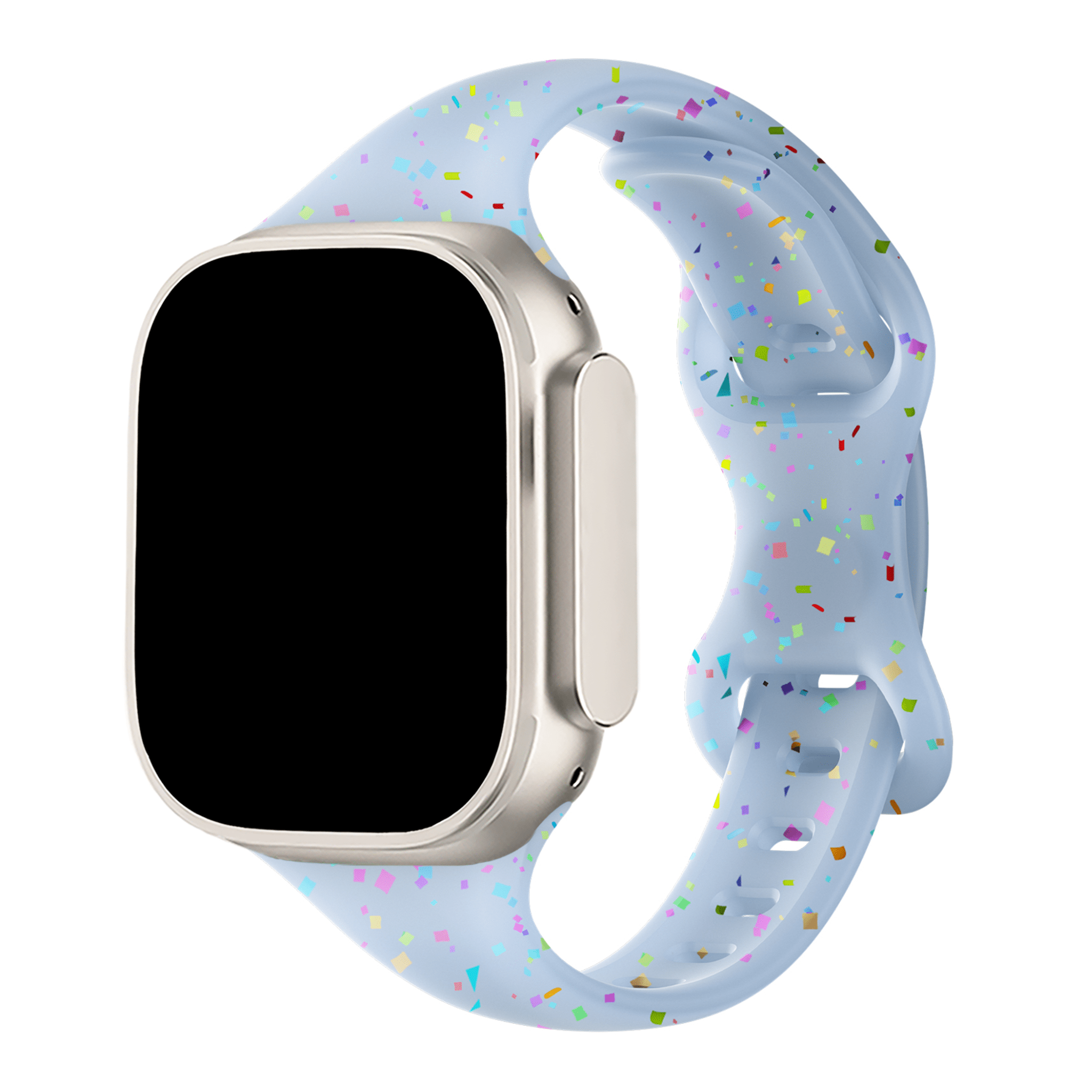 Sakura Confetti Silicone Band - Poly Bands