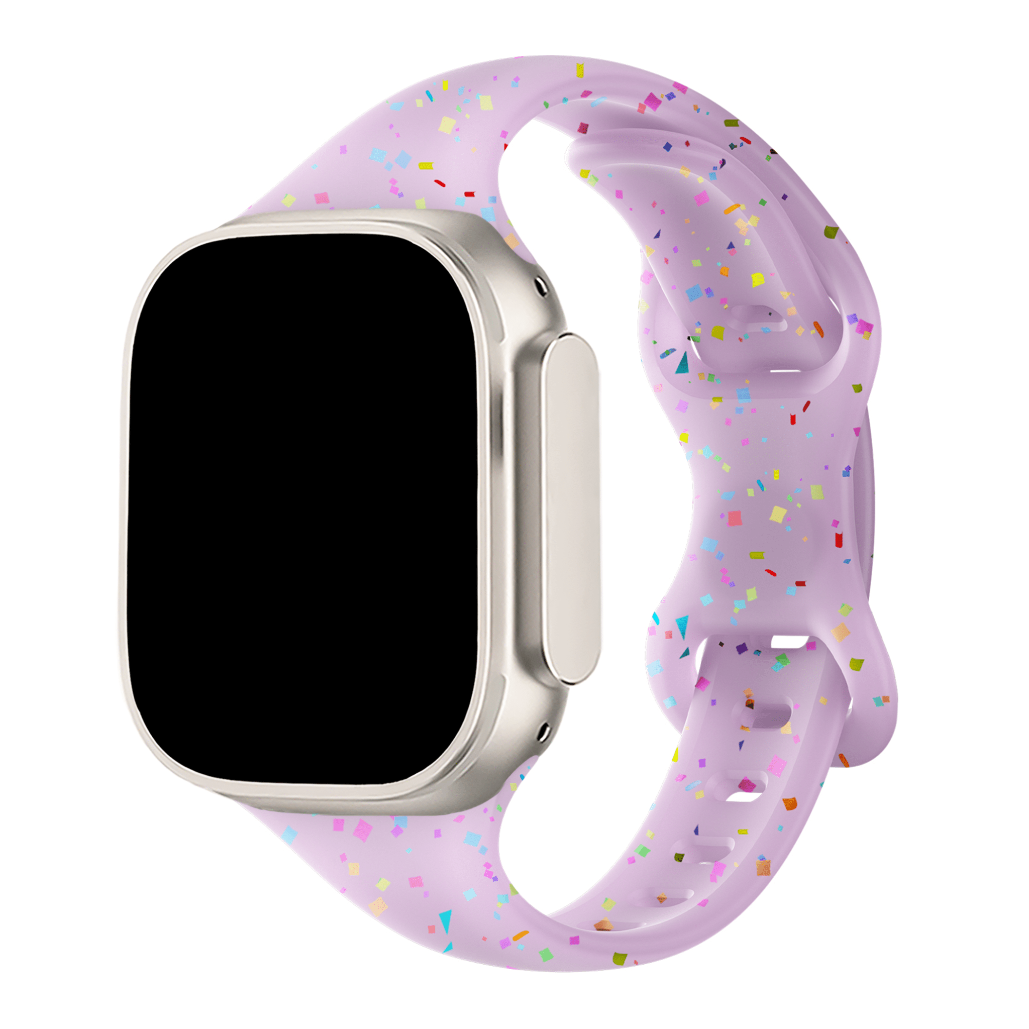 Sakura Confetti Silicone Band - Poly Bands