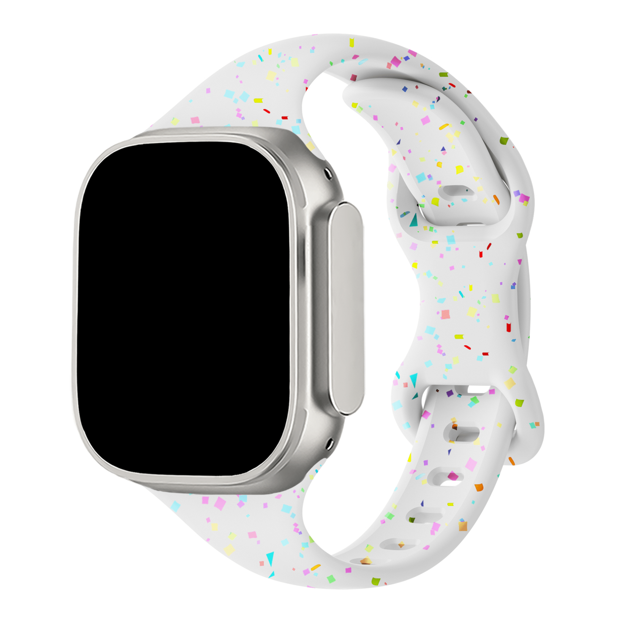 Sakura Confetti Silicone Band - Poly Bands
