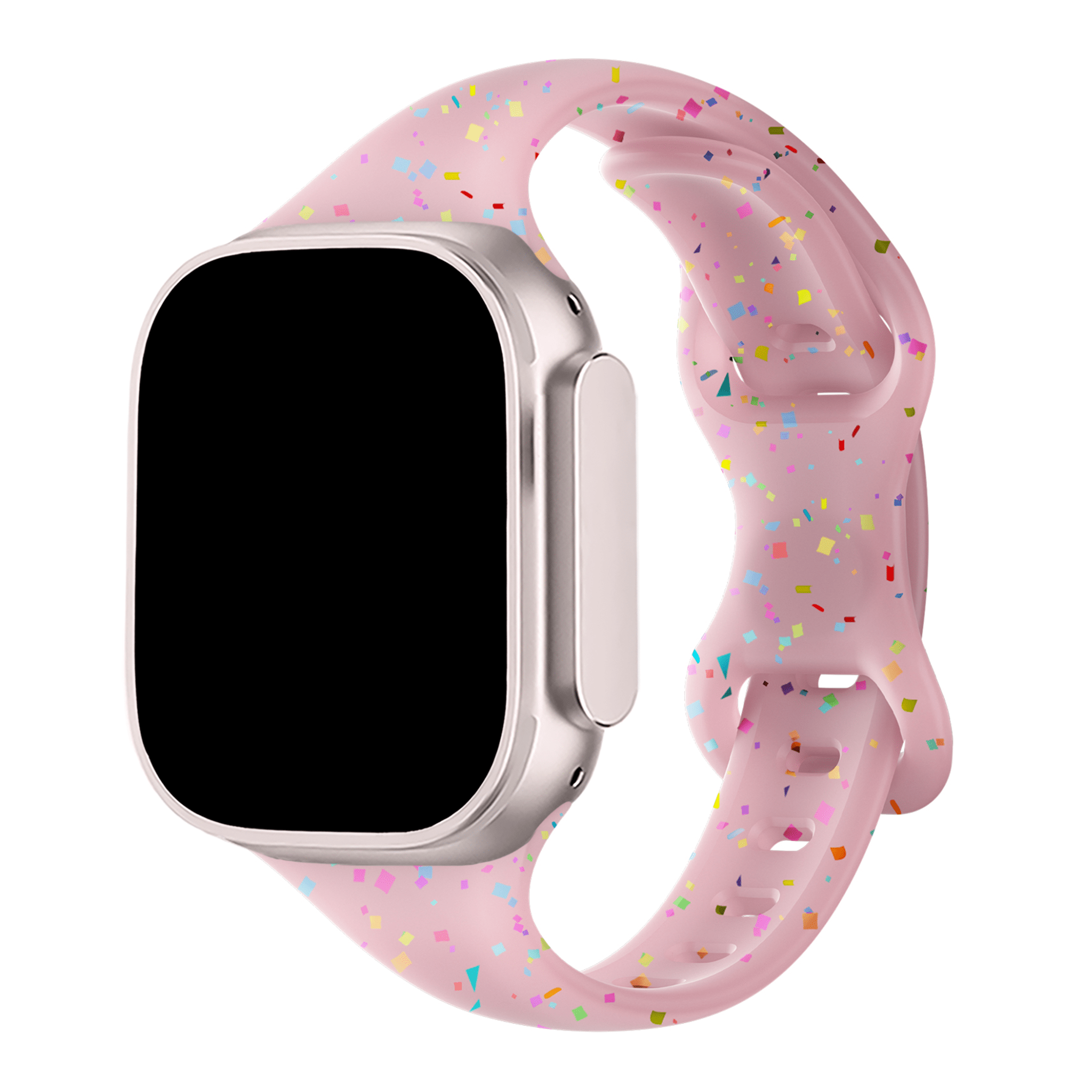 Sakura Confetti Silicone Band - Poly Bands