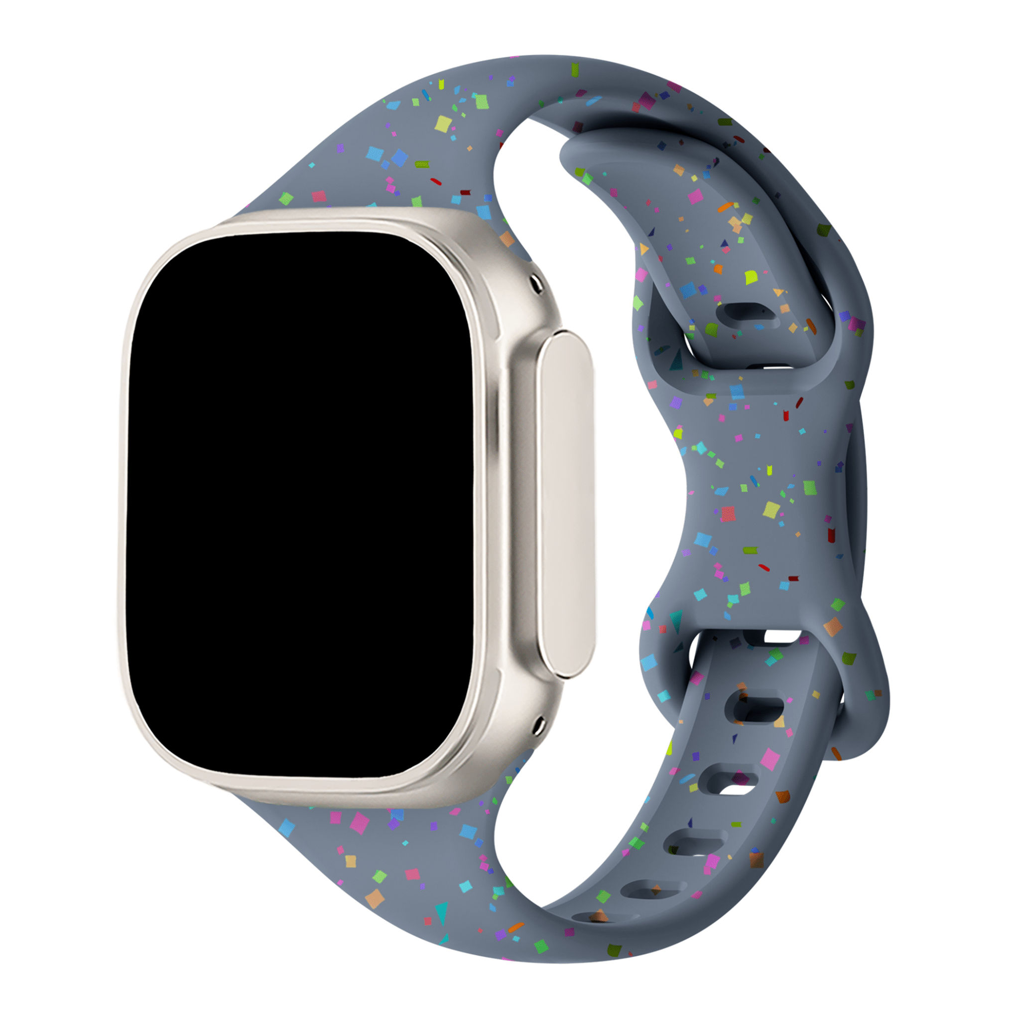 Sakura Confetti Silicone Band - Poly Bands