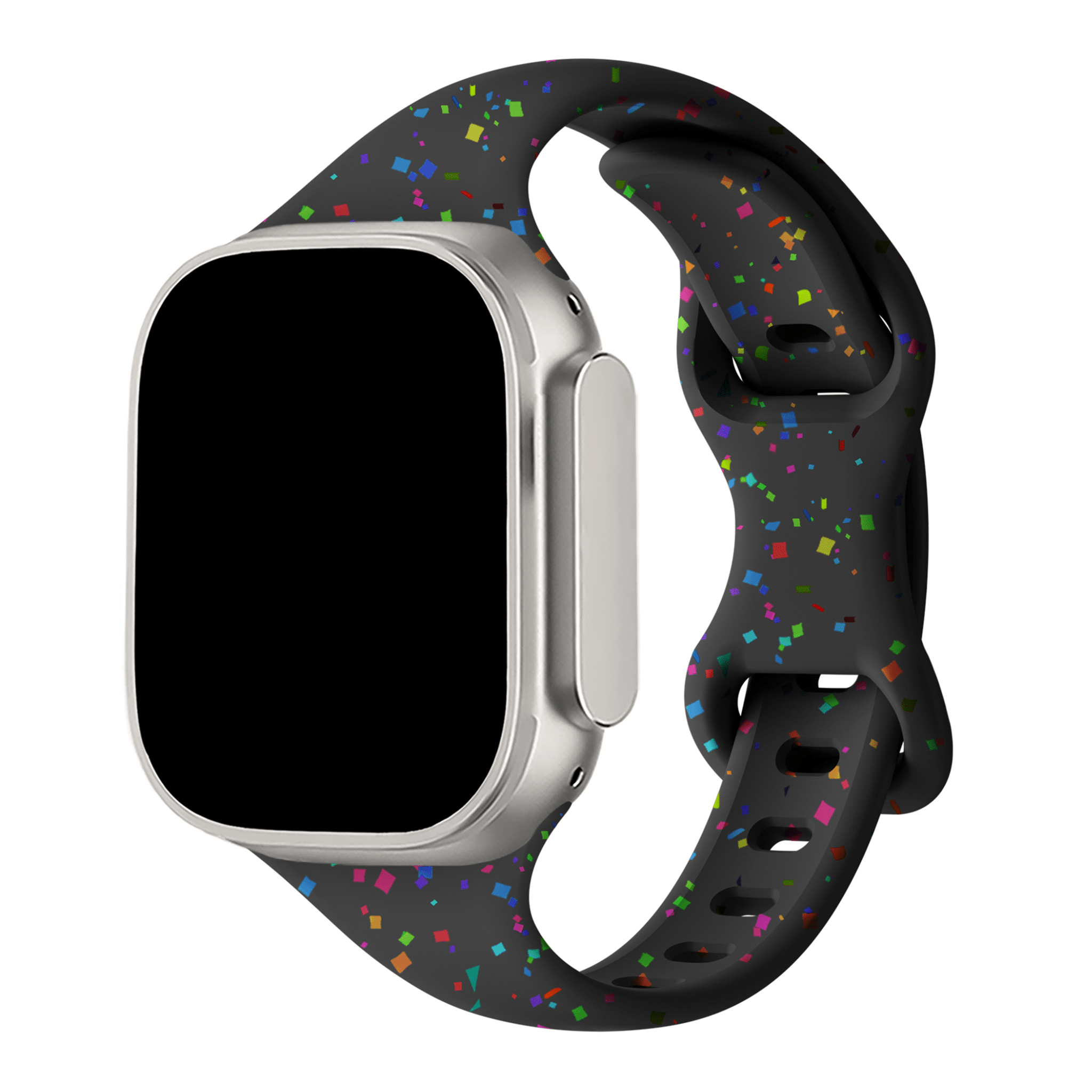 Sakura Confetti Silicone Band - Poly Bands