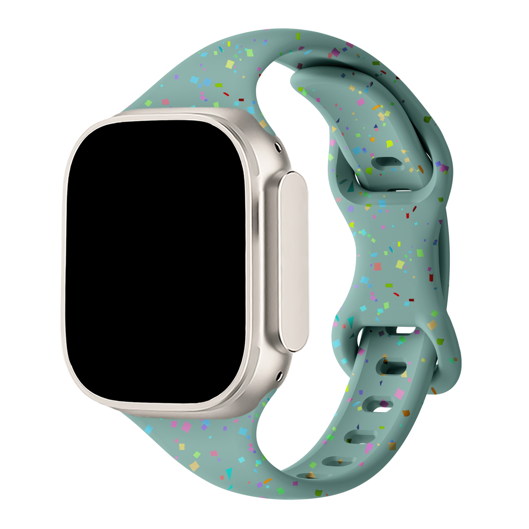 Sakura Confetti Silicone Band - Poly Bands