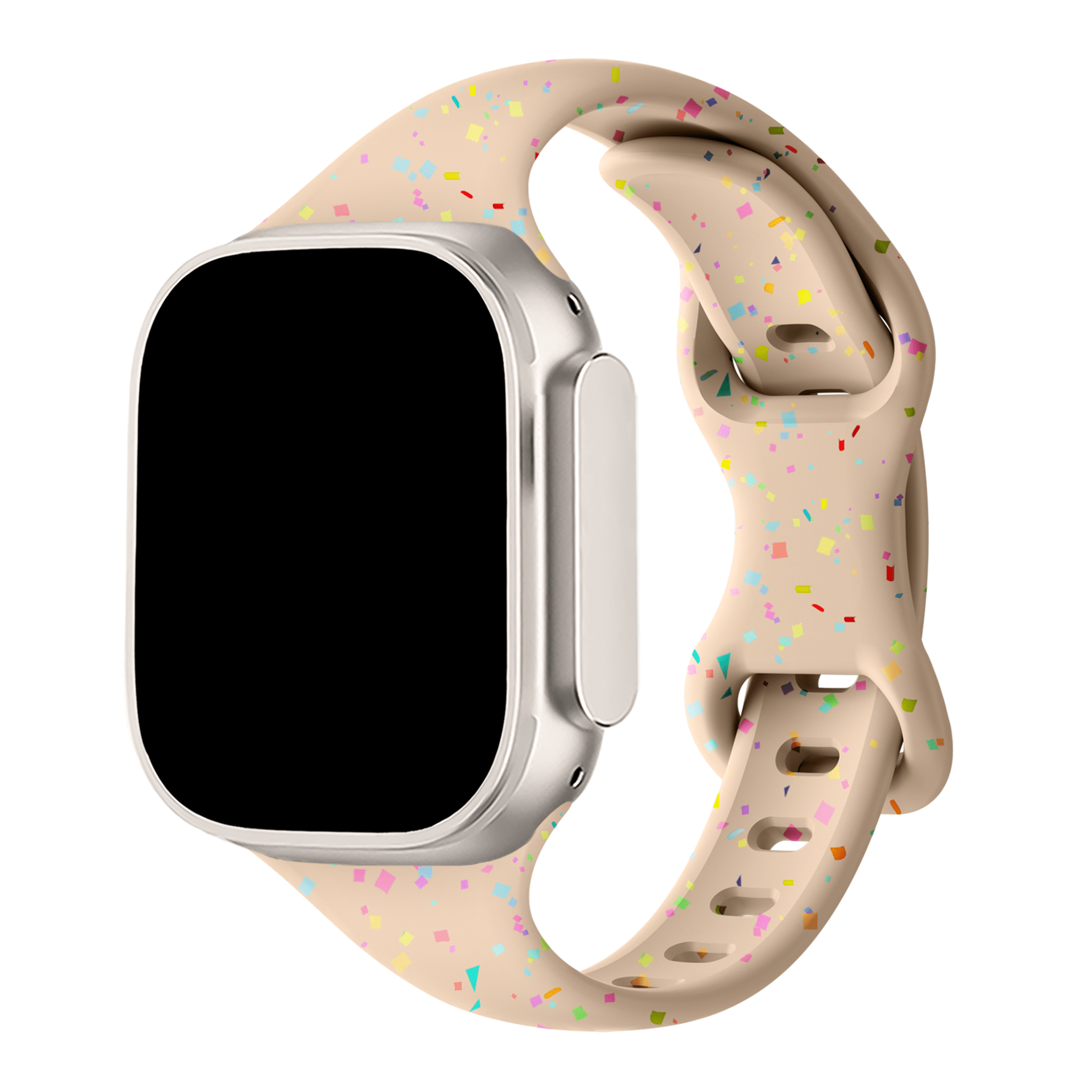 Sakura Confetti Silicone Band - Poly Bands