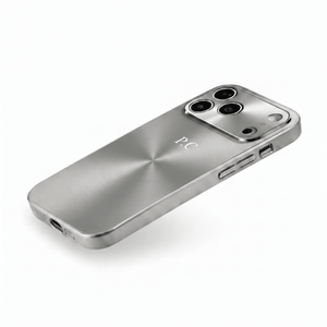 Silver Flashy Alu iPhone Case - Poly Bands