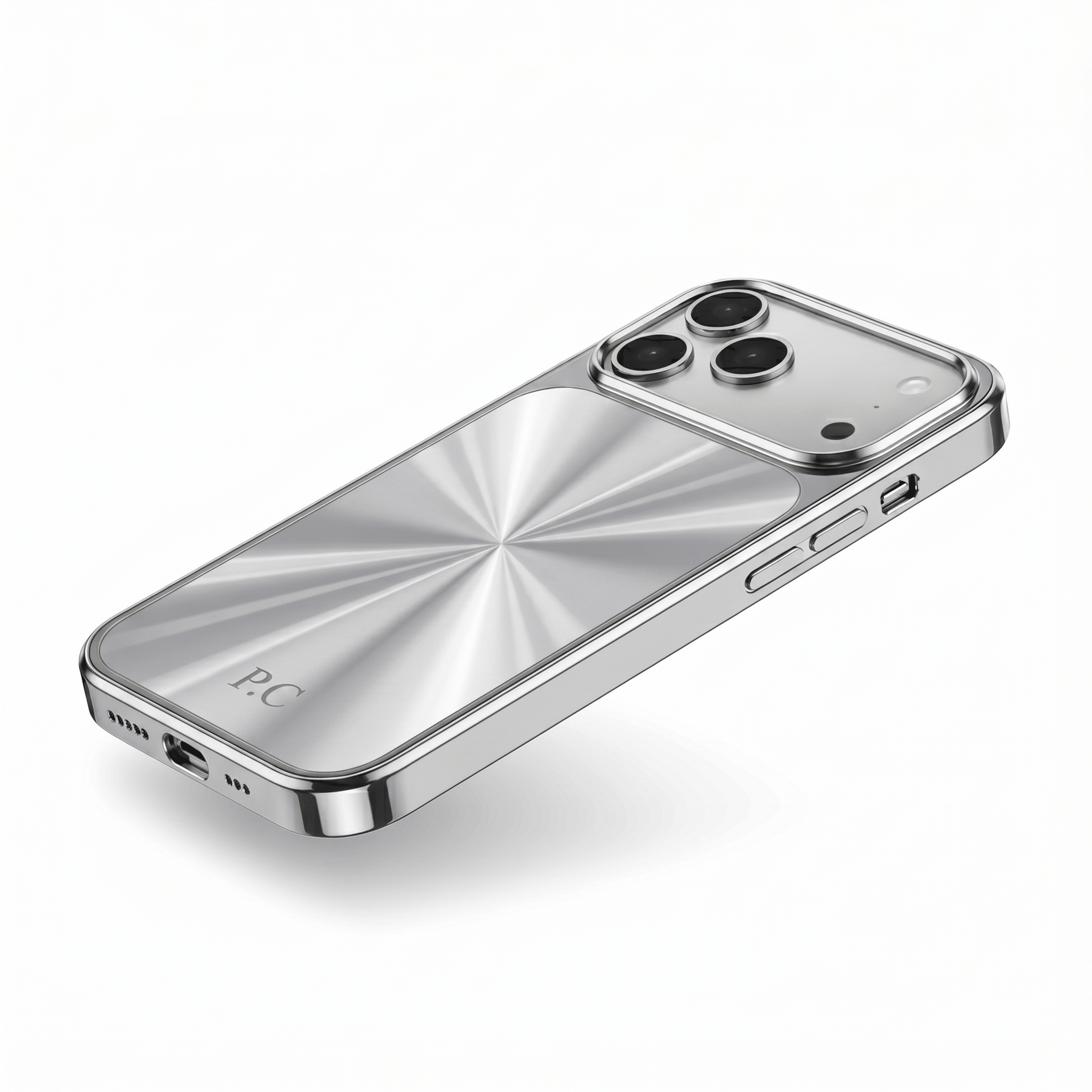 Silver Flashy iPhone Case - Poly Bands