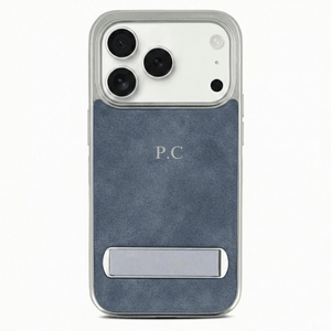 Suede iPhone Case With Stand - Poly Bands