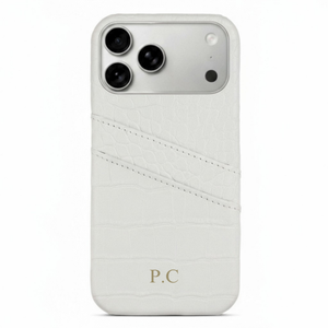 White Crocodile iPhone Case - Poly Bands